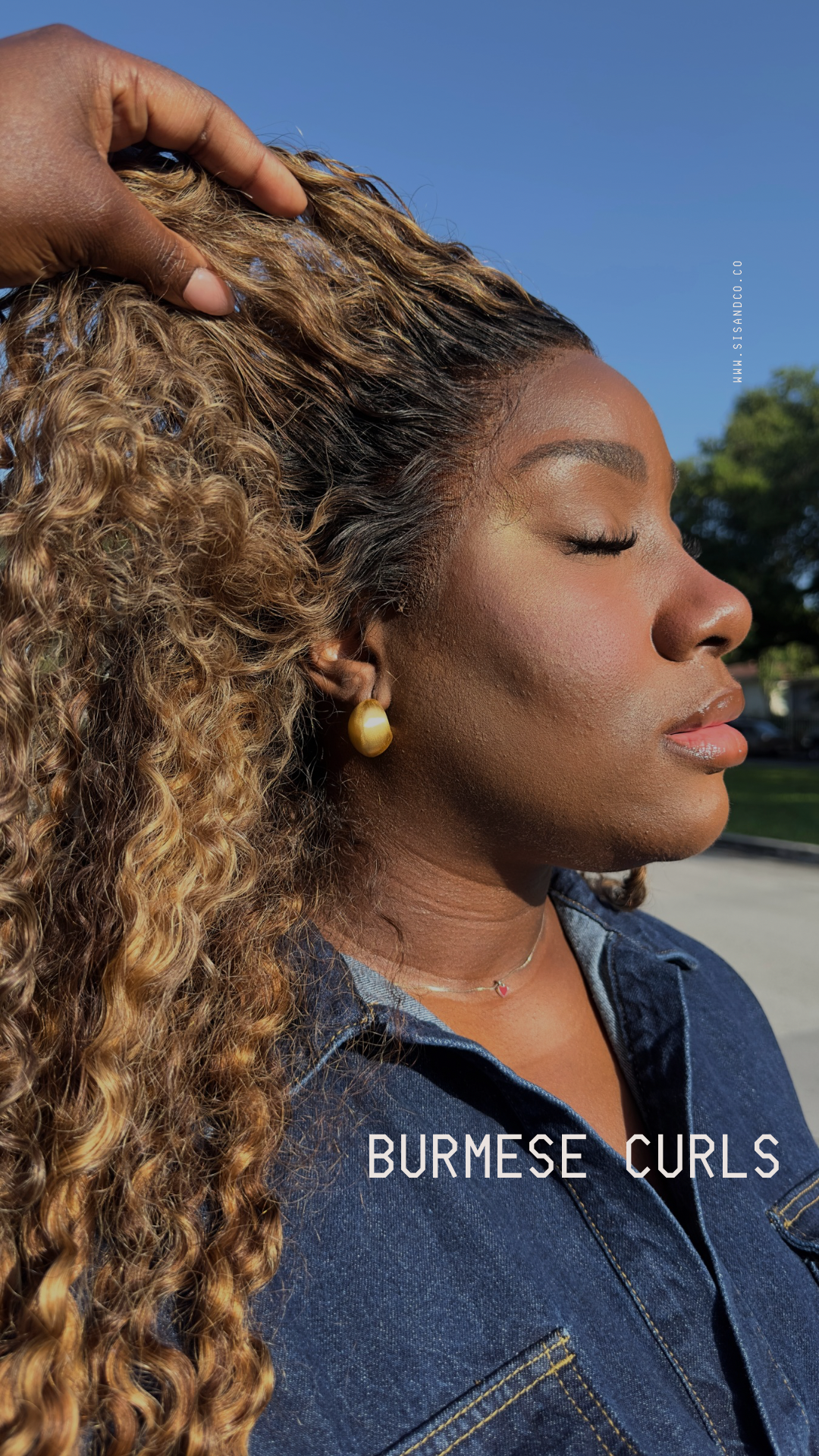 Tight Burmese Curly Film Lace Frontal
