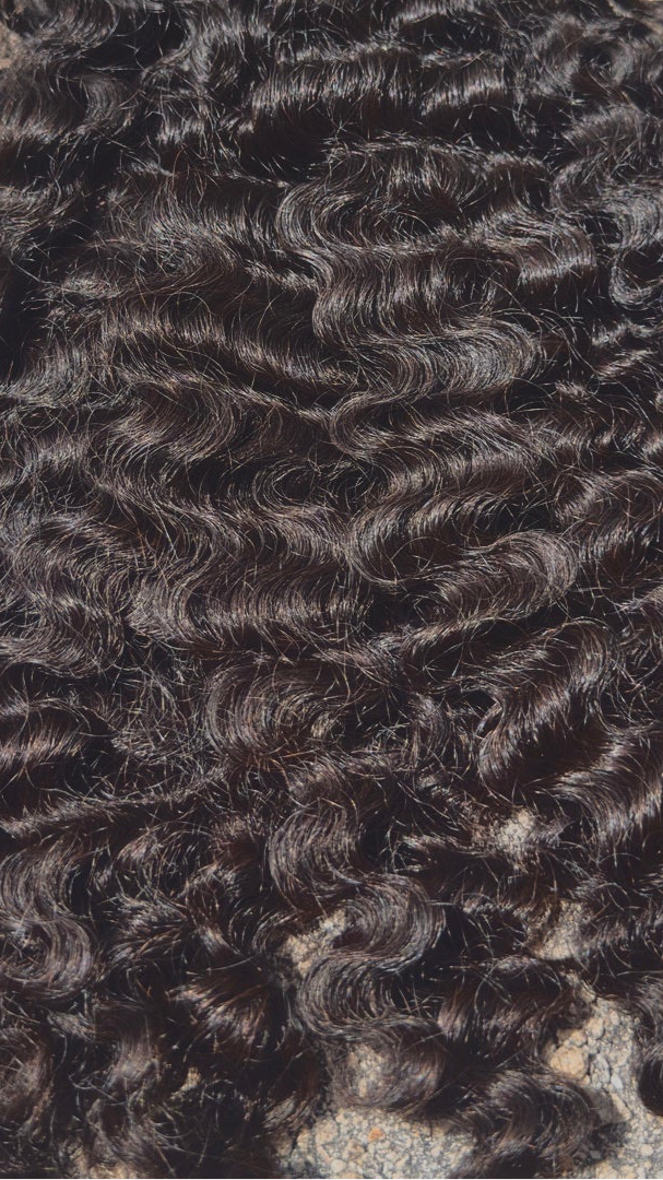 Loose Burmese Curly Film Lace Frontal