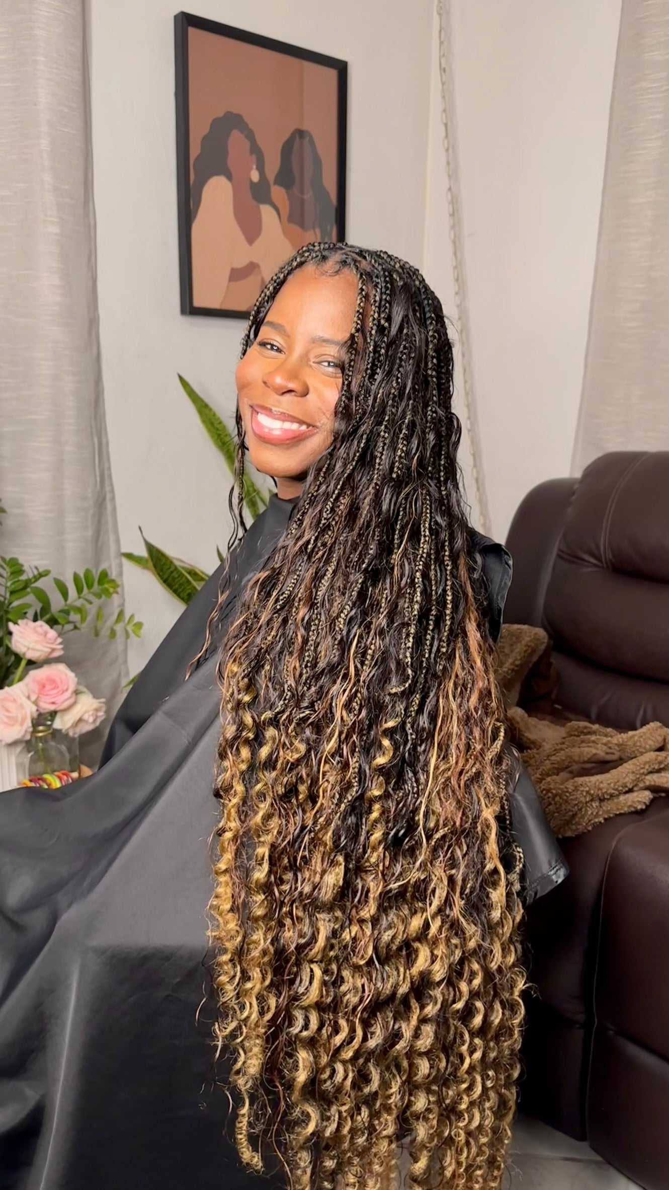 Peruvian Deep Wave Bulk Braiding Hair - 100g