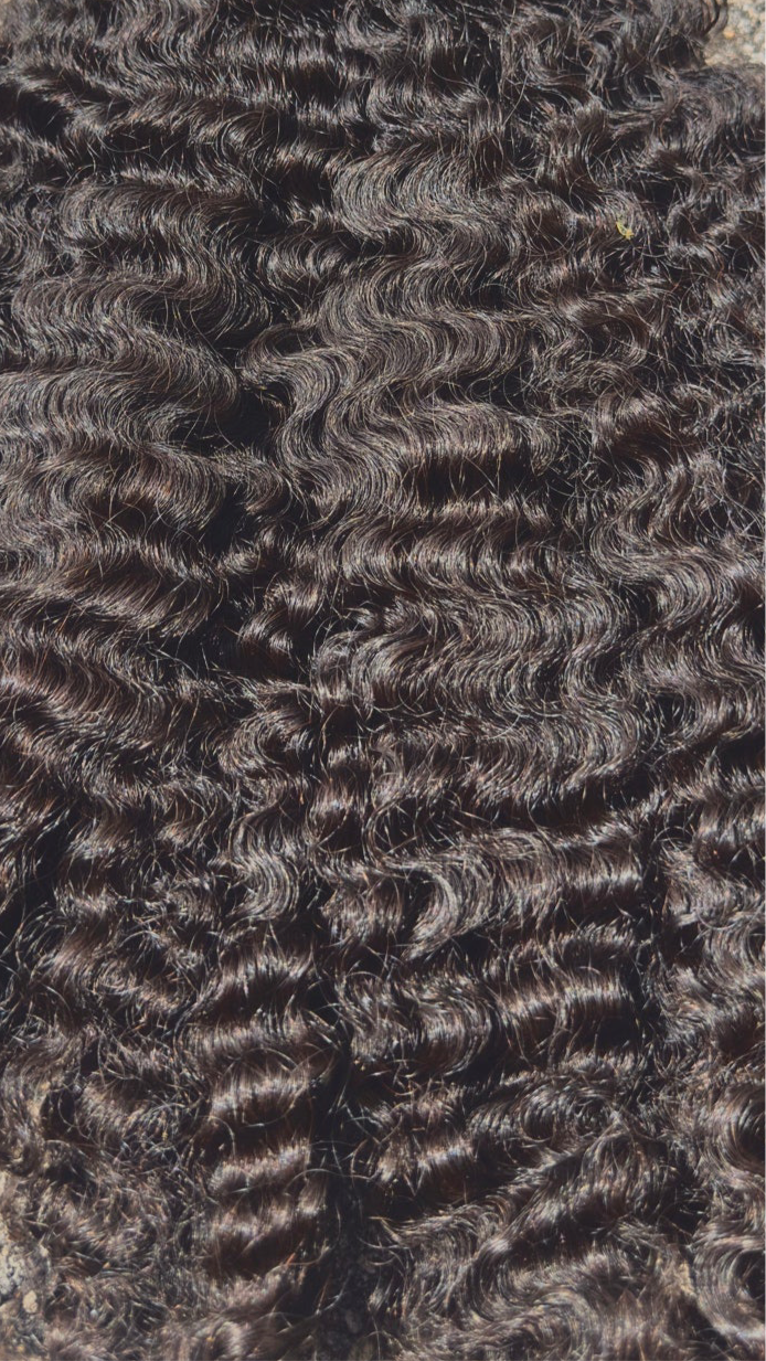 Tight Burmese Curly Film Lace Closure