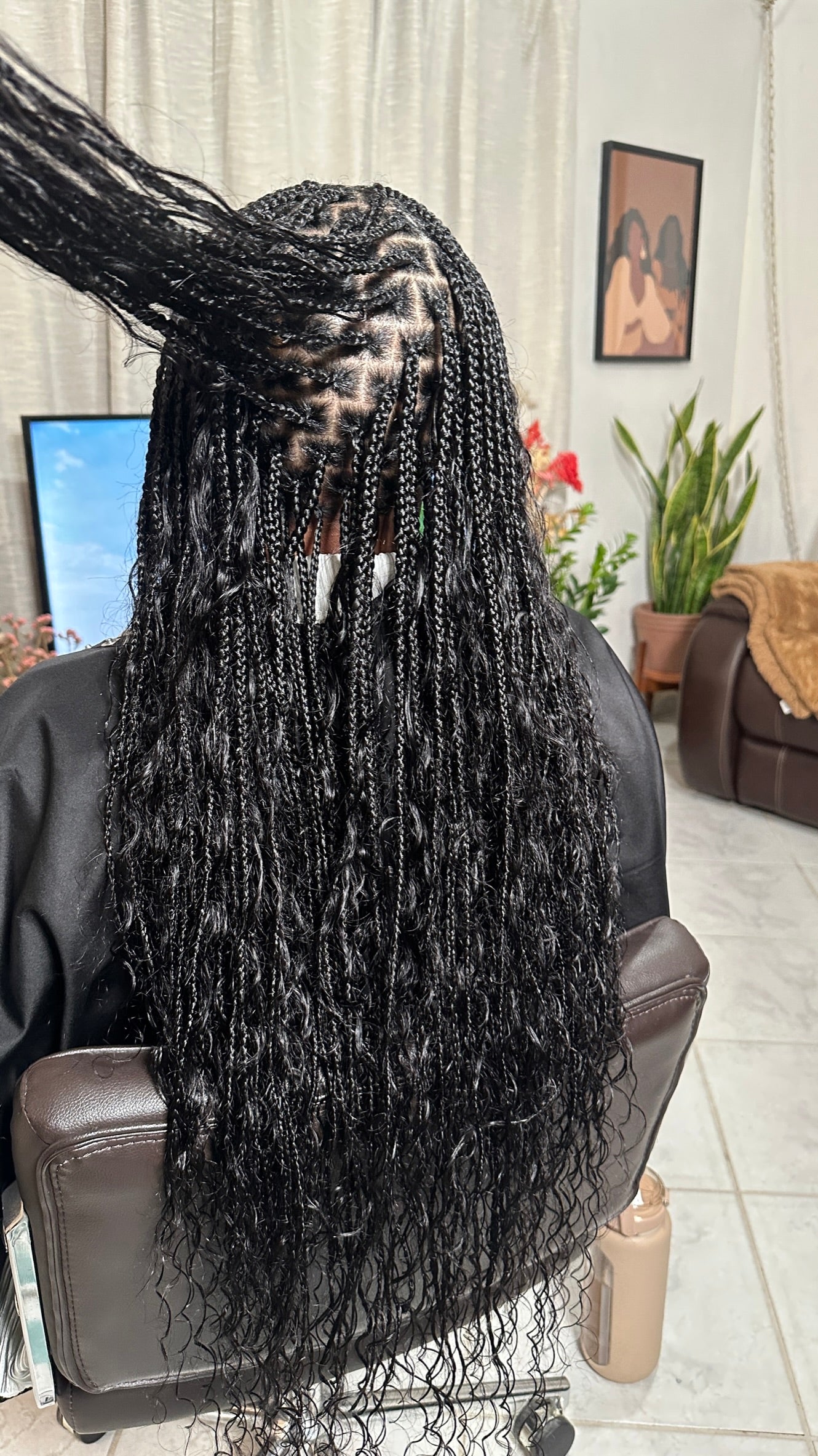 Peruvian Deep Wave Bulk Braiding Hair - 100g