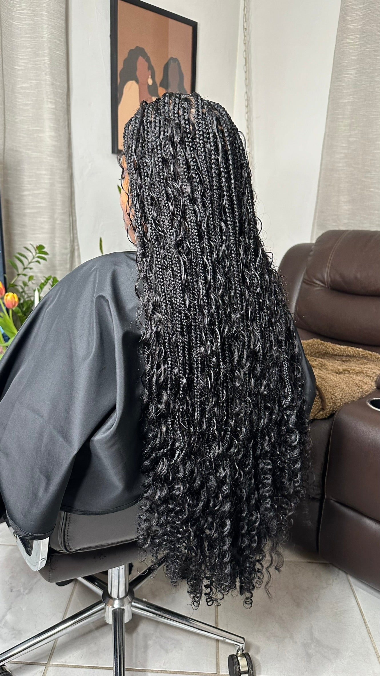 Peruvian Deep Wave Bulk Braiding Hair - 100g