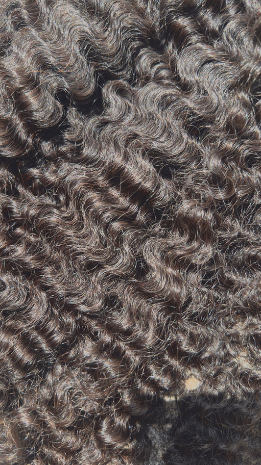 Burmese Curly Film Lace Closure