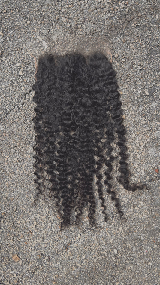 Burmese Curly Film Lace Frontal