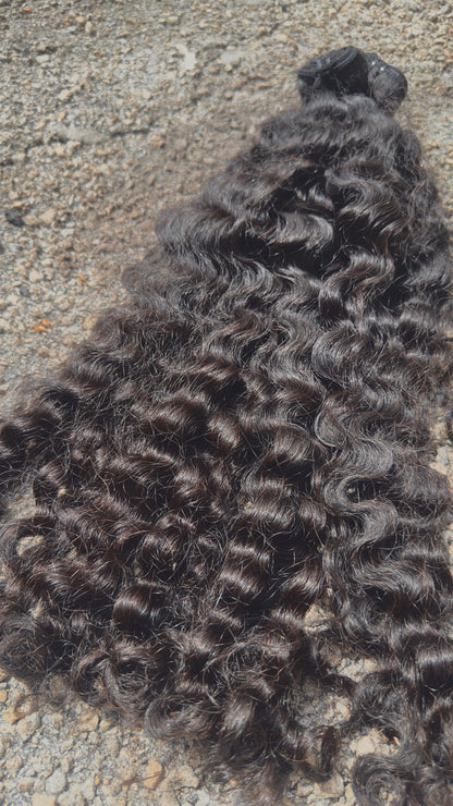 Loose Burmese Curly Weft