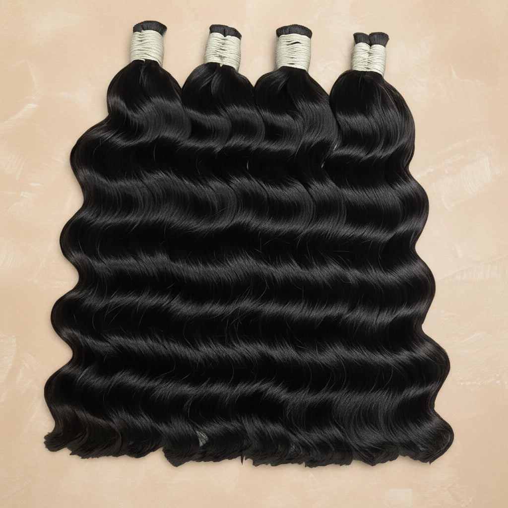 Natural Wavy Bulk Hair